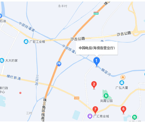 中山沙溪海傍街电信营业厅-中山电信宽带报装联系电话是多少
